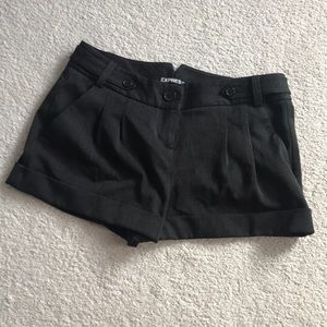 Express charcoal gray shorts size 0